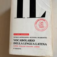 Dizionario IL latino-italiano e italiano-latino