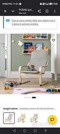 N. 2 sedie bambini poang ikea