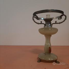 Base lampada tavolo onice verde