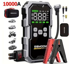 Avviatore batteria con compressore per auto moto