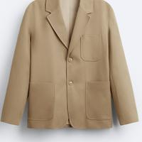 Blazer strutturato in twill