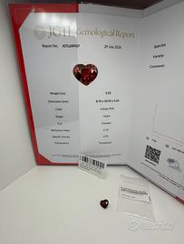Granato naturale taglio cuore