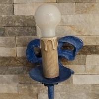 Applique + Spalliera da letto in ferro 