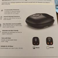 Massaggiatore piede + funzione riscaldante e press