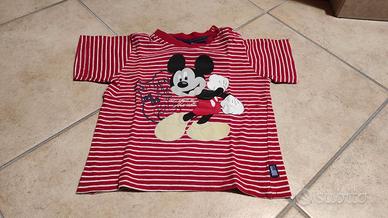 maglietta Mickey mouse Disney 12 mesi