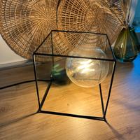 Lampada cubica con lampadina led