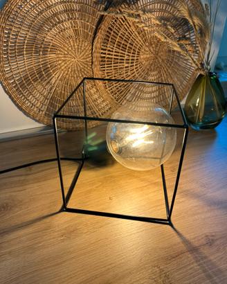 Lampada cubica con lampadina led