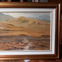 Dipinto ad olio. Paesaggio. Magnani.