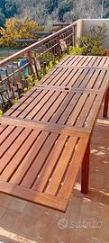 Tavolo da giardino allungabile