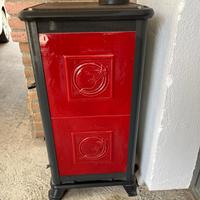 Stufa Nordica rossa,prezzo trattabile