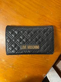 Borsa Love Moschino Clutch Shiny Quilted Originale