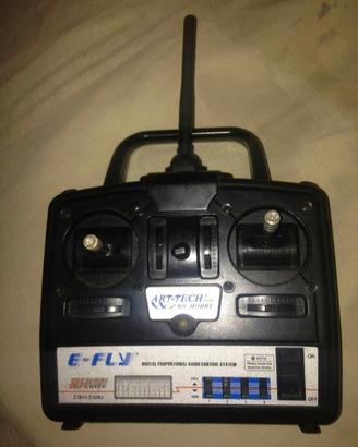 radiocomando per elicottero efly 2,4 ghz 