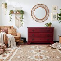 Scarpiera rossa vintage