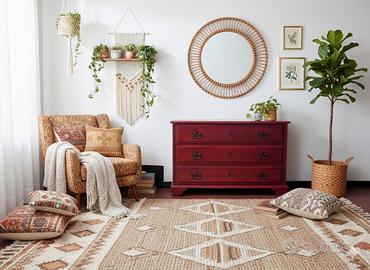 Scarpiera rossa vintage