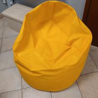 Italpouf Poltrona Sacco XXL Gigante  80x80 giallo