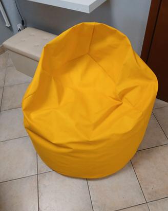 Italpouf Poltrona Sacco XXL Gigante  80x80 giallo
