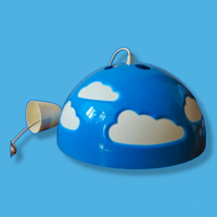 Lampadario Ikea azzurro bambini