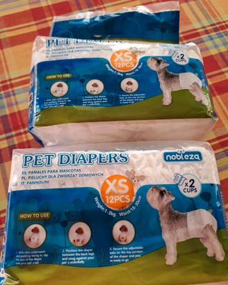 Pannolini per cani 