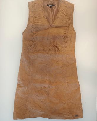 Vestito in pelle scamosciata Pepe Jeans -taglia XS