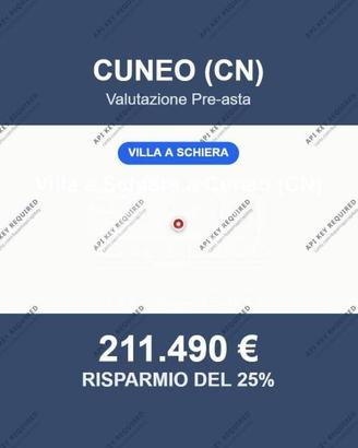 Immobile in asta di 168 m² con box auto a Cuneo