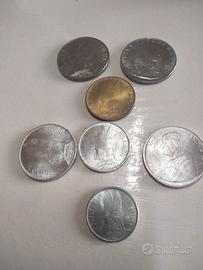 Monete Vaticano 2, 5, 10, 50 lire papa Paolo lX