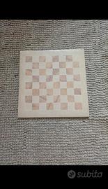 scacchiera in marmo 25.5x25.5 cm