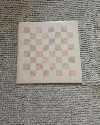 scacchiera in marmo 25.5x25.5 cm