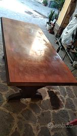 tavolo in legno dim. m 188x0,88