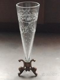 Vaso monofiore Francia  prima metà del 1800