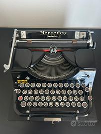 Macchina Scrivere Mercedes Selekta 1938 Rara