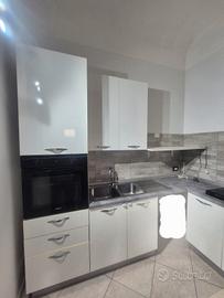 Cucina bianca laccata lineare/angolare