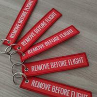 portachiavi REMOVE BEFORE FLIGHT lotto 5 pezzi