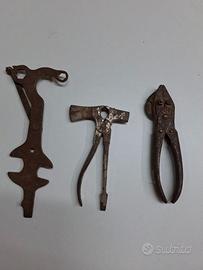 Pinza vintage + altri due utensili