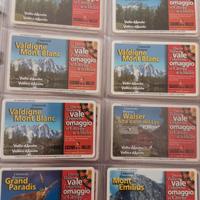 Schede Viacard con raccoglitore 