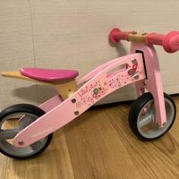 bicicletta per bambini senza pedali in legno