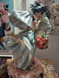 Dragonball Son Goku e Chichi Wedding Statue 