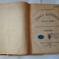 Giulio Verne L'Isola misteriosa edizione 1875