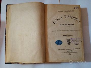 Giulio Verne L'Isola misteriosa edizione 1875