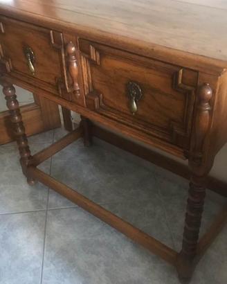 Mobiletto antico legno massello castagno