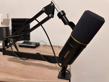 Microfono Dinamico Tonor TD510 + Asta low profile