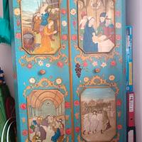 ARMADIO DIPINTO A MANO