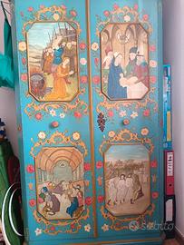 ARMADIO DIPINTO A MANO