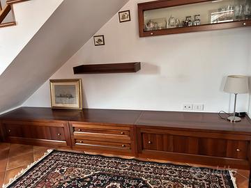 Mobile TV, Vetrina e Pensile in legno pregiato