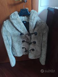 giubbotto  pelliccia ecologica