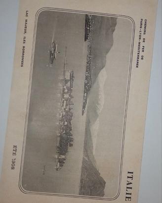 Opuscolo ferroviario PLM "Italie" - Ete 1908
