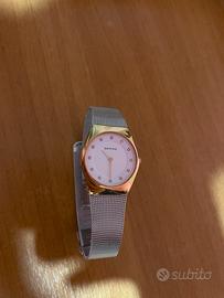 Orologio Bering color oro in acciaio inossidabile