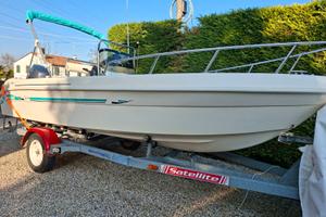 Barca Saver 540 con motore Yamaha 80 CV e carrello