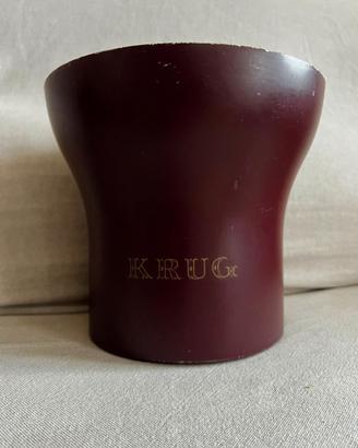 Secchiello glacette KRUG champagne in metallo