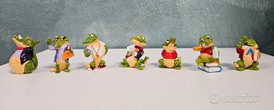 8 pz I Coccodritti Kinder Sorpresa