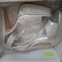 Scarpe da cerimonia argento